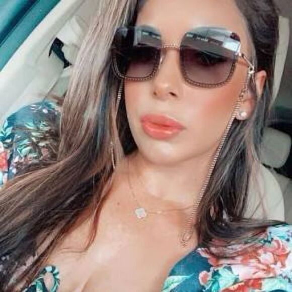 Chanel Square Sunglasses with CC Chain 4244 main image 4